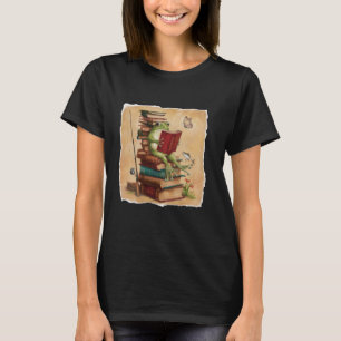 Frog & Toad Fishing Vintage Classic Book Frog Read T-Shirt