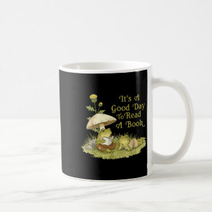Frog toad read book teachers students kids book coffee mug