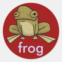 frog toad sticker