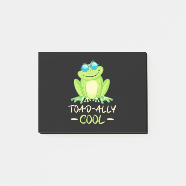 Frog Toadally Cool Post-it Notes (Front)