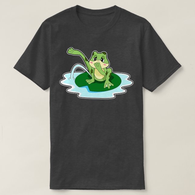 Frog Toilet T-Shirt (Design Front)
