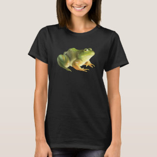 Frog Tree Frog Bullfrog Amphibian Realistic Art T-Shirt