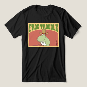 FROG TROUBLE by Sandra Boynton Official Apparel Tri-Blend Shirt