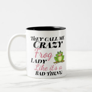 frog Two-Tone coffee mug