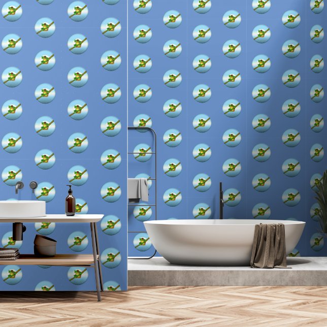 Frog  wallpaper (Bathroom)