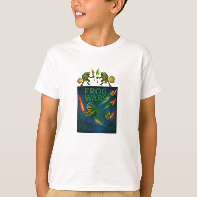Frog Wars — The Flatulent Rebellion T-Shirt (Front)