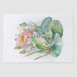 Frog Watercolor Tissue Paper