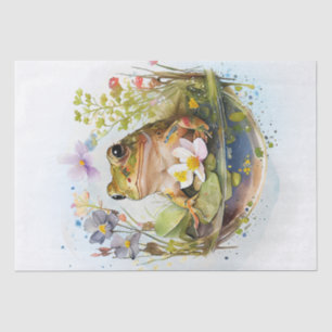 Frog Watercolor Tissue Paper