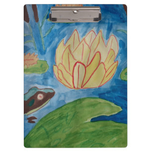 Frog & Waterlilies Clipboard