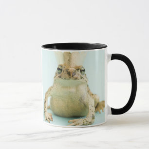 Frog wearing crown mug