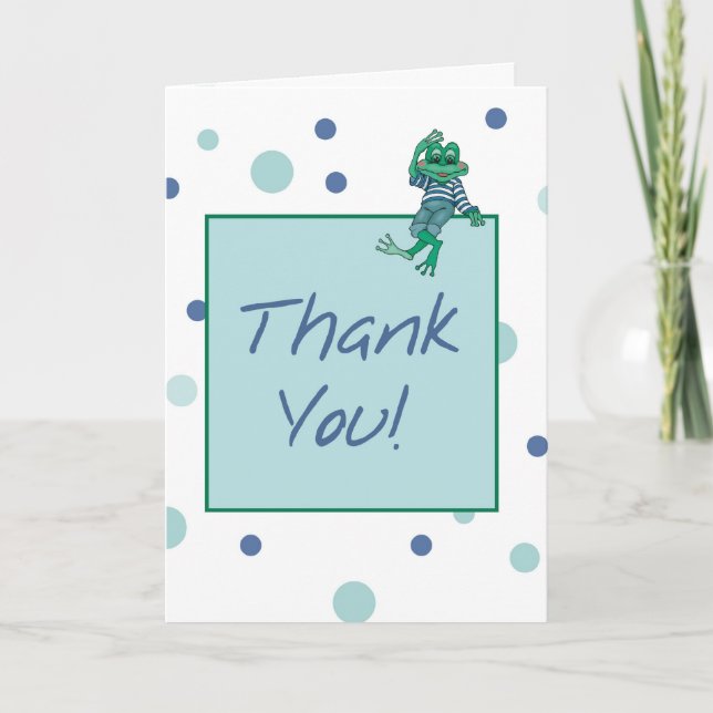 Frog Wearing Jeans Thank You (Front)