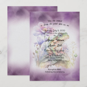 Frog Wedding Invitation