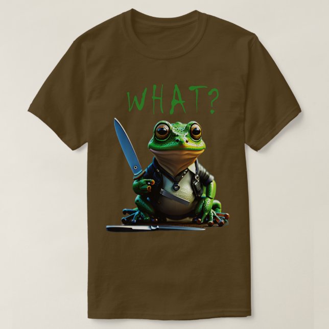 frog what T-Shirt (Design Front)