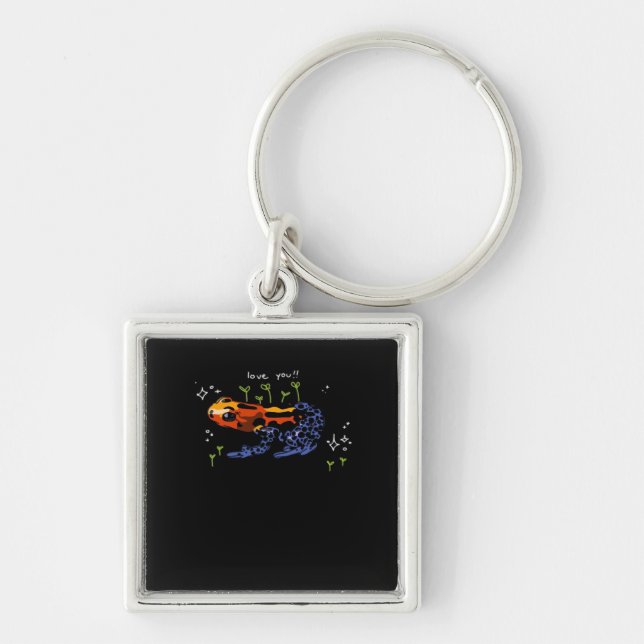 Frog Who Loves You! Key Ring (Front)