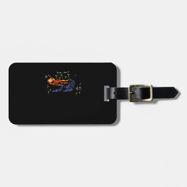 Frog Who Loves You! Luggage Tag (Front Horizontal)
