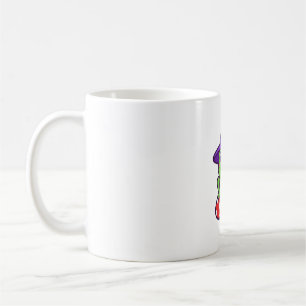 Frog Witch Hat Cute Halloween Amphibian Art Coffee Mug