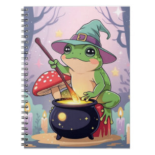 Frog Witch Journal – Kawaii Potion Frog 