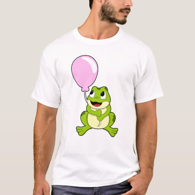 Frog with Balloon T-Shirt (Front)