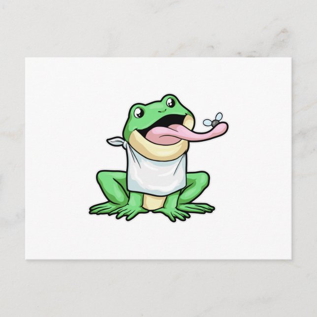 Frog with Beetle Postcard (Front)