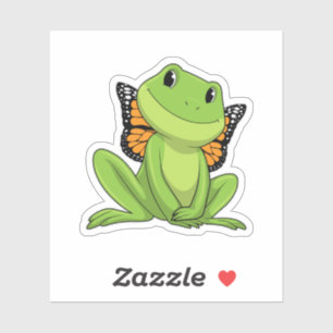 Frog with Butterfly