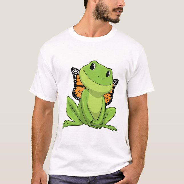 Frog with Butterfly T-Shirt (Front)