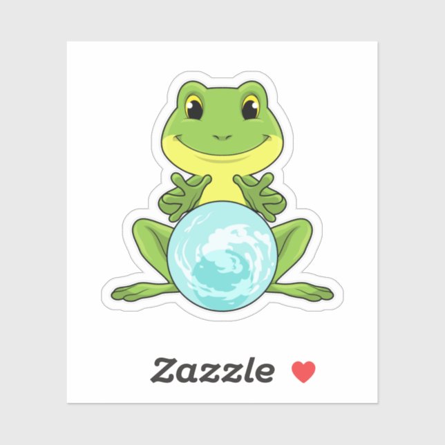 Frog with Crystal ball (Sheet)