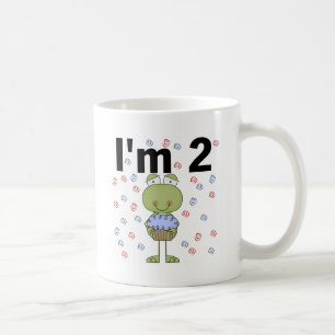 Frog With Cupcake 2nd Birthday Tshirts Coffee Mug