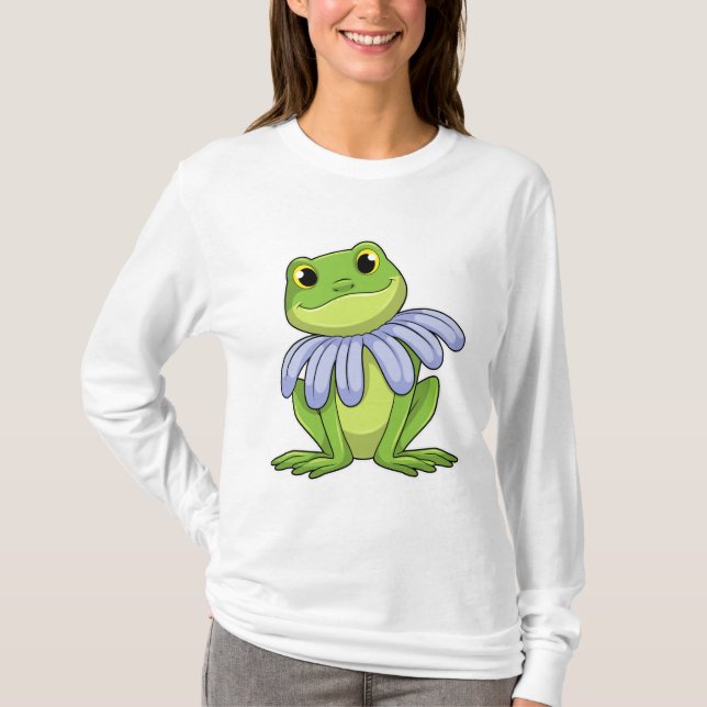 Frog with Daisy T-Shirt (Front)