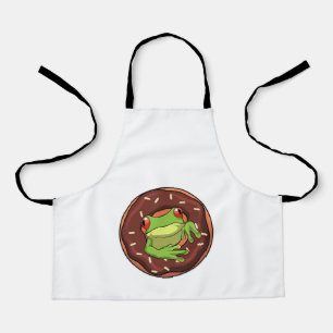 Frog with Doughnut Apron