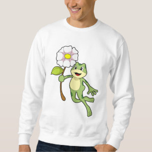 Frog with Flower.PNG Sweatshirt