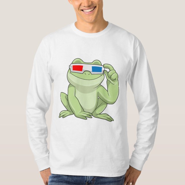 Frog with Glasses T-Shirt (Front)