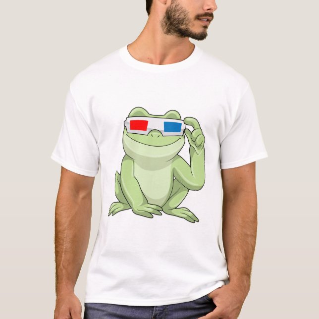 Frog with Glasses T-Shirt (Front)