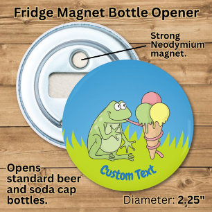 Frog with Icecream Bottle Opener