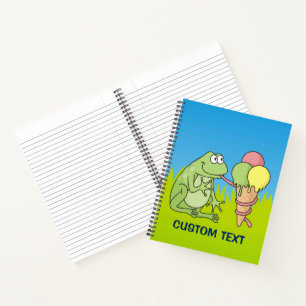 Frog with Icecream Notebook