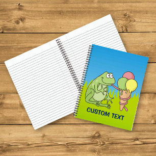 Frog with Icecream Notebook