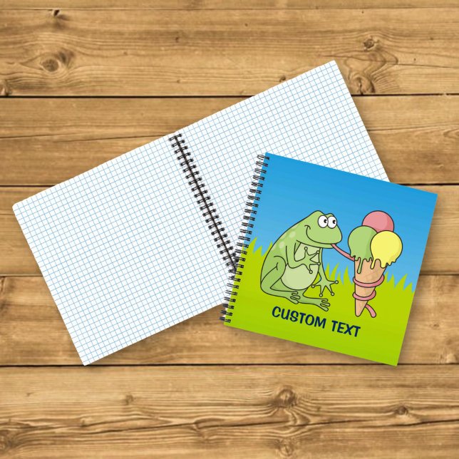 Frog with Icecream Notebook (Creator Uploaded)