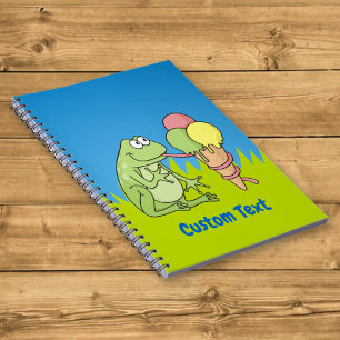 Frog with Icecream Notebook