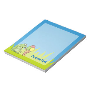 Frog with Icecream Notepad