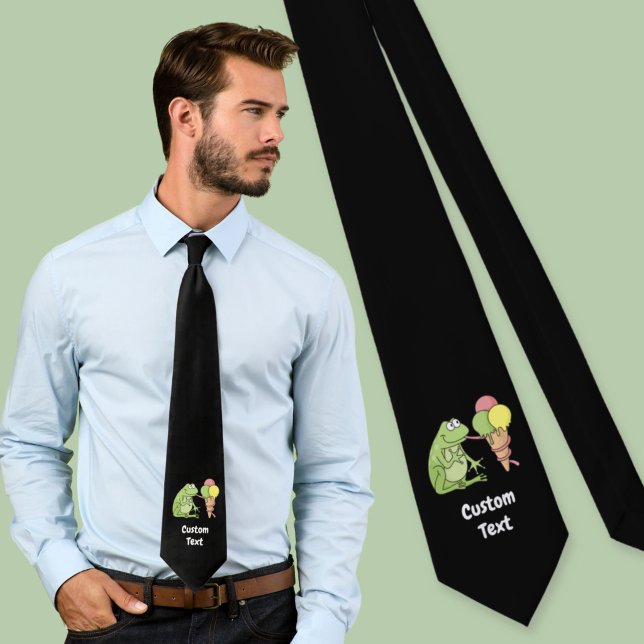 Frog with Icecream Tie (Creator Uploaded)