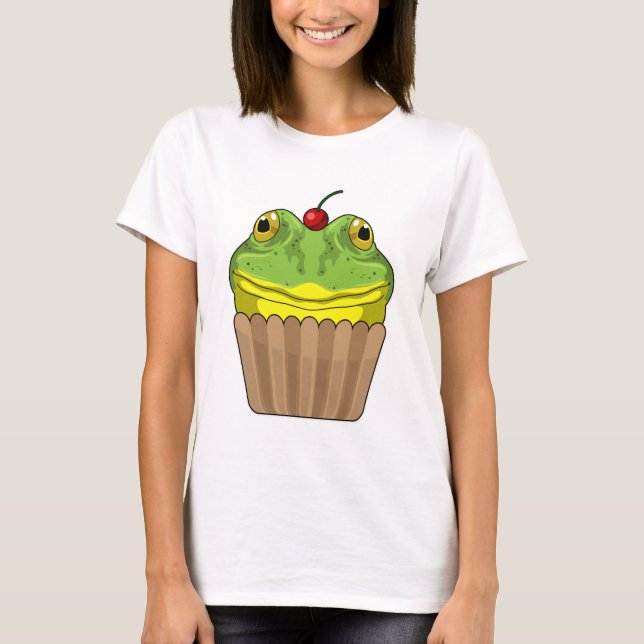 Frog with Muffin T-Shirt (Front)