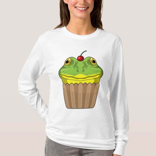 Frog with Muffin T-Shirt (Front)