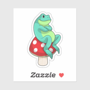 Frog with Mushroom