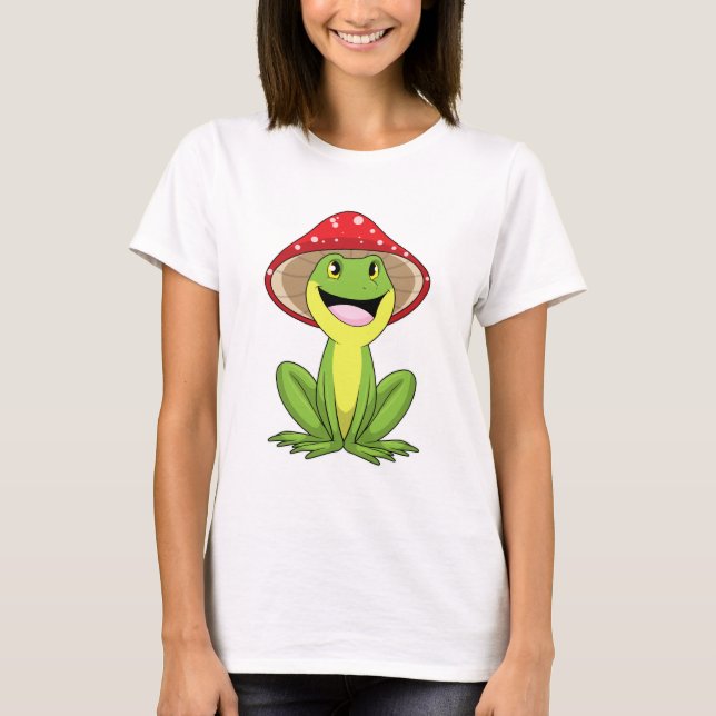 Frog with Mushroom T-Shirt (Front)