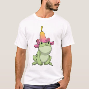 Frog with Plumeria T-Shirt