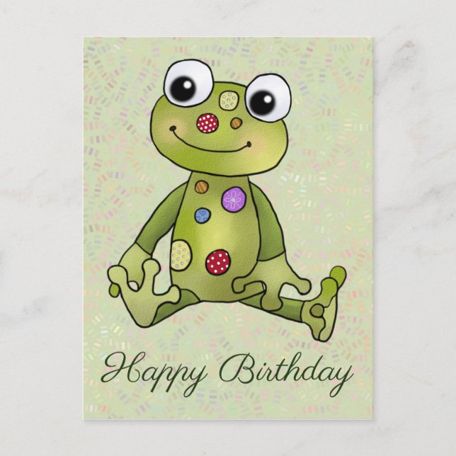 Frog with points postcard (Front)