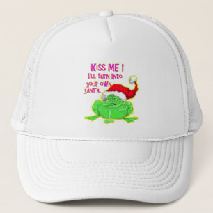 Frog with Santa hat Funny saying