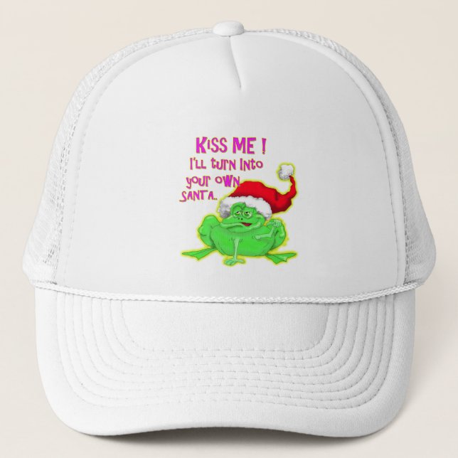 Frog with Santa hat Funny saying (Front)