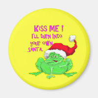 Frog with Santa hat Funny saying