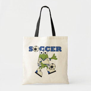 Frog With Soccer Ball T-shirts and Gifts Tote Bag