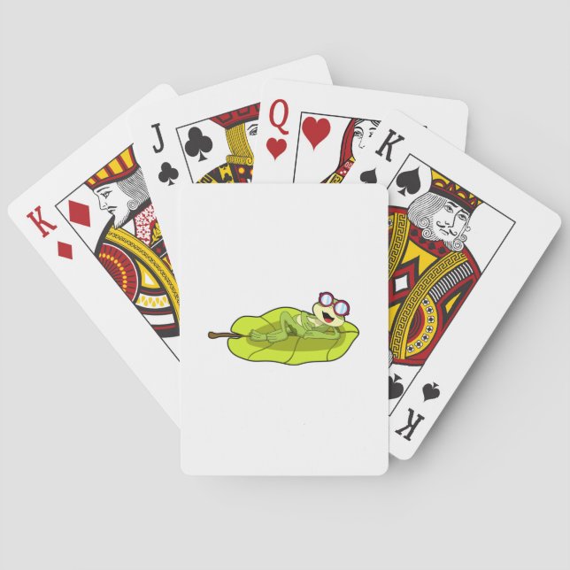 Frog with Sunglasses Playing Cards (Back)